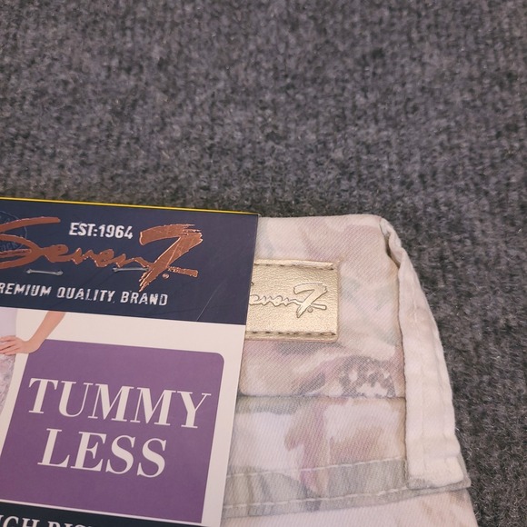 NWT Seven7 Jeans Women Sz 8 (30x30) Tummyless High Rise Skinny Floral MSRP 69 - Picture 16 of 16